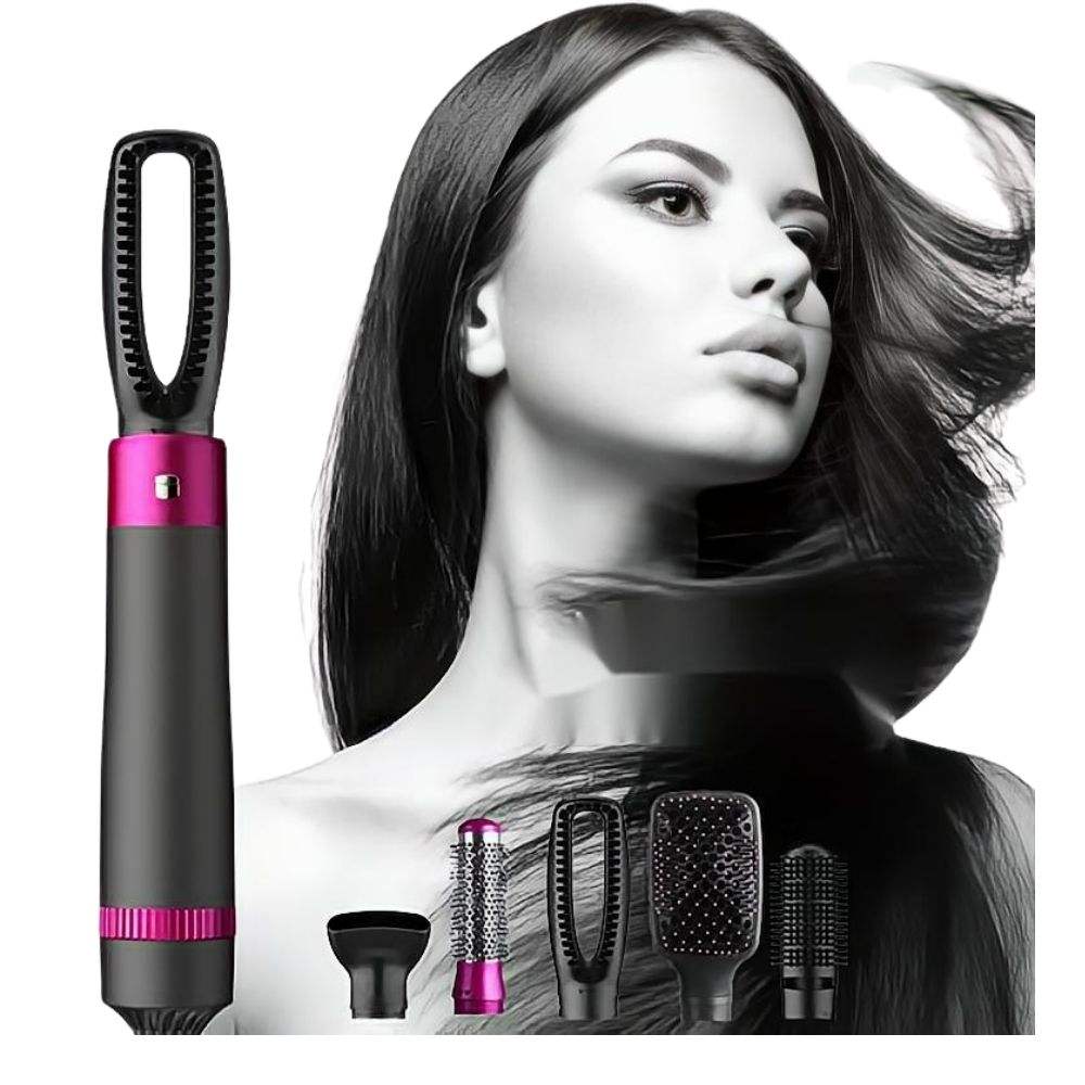 Ionic Technology Hot Air Brush: Dry, Style, and Add Volume (5-in-1)