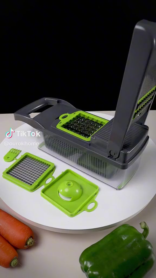 Premium Multi-Function Vegetable Cutter, Chopper, and Slicer